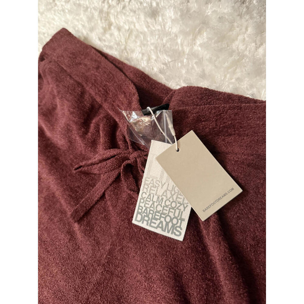 NWT! Barefoot Dreams CozyChic® Ultra Lite® Rib Rolled Edge Pants Size XL - Picture 7 of 8